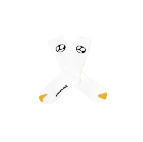 Limo Gold Toe Socks - White/Gold