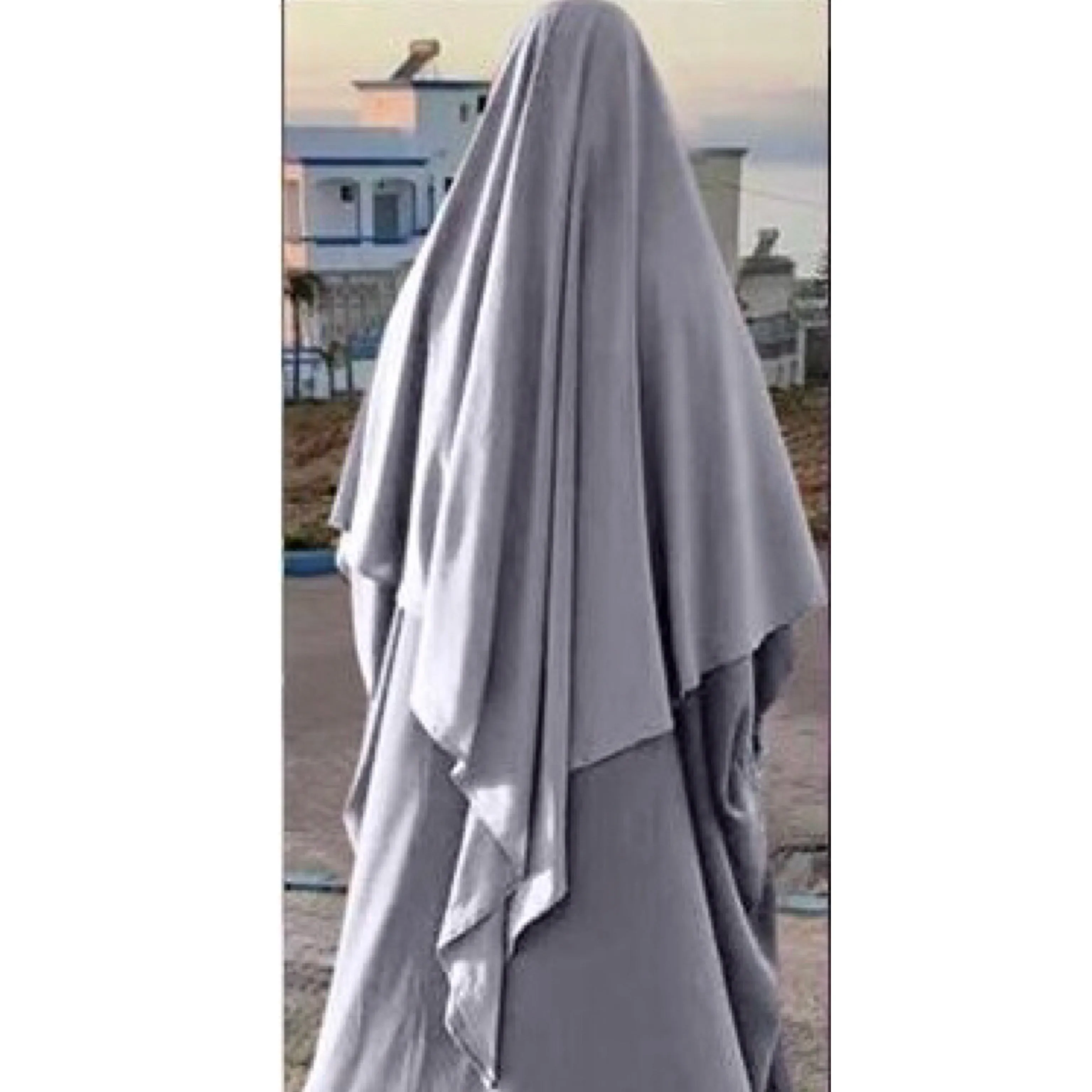 Lux Grey khimar