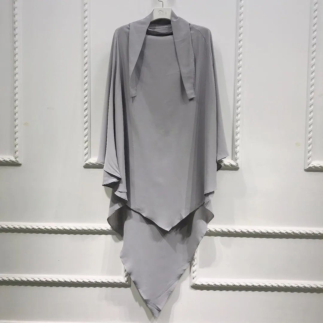 Lux Grey khimar