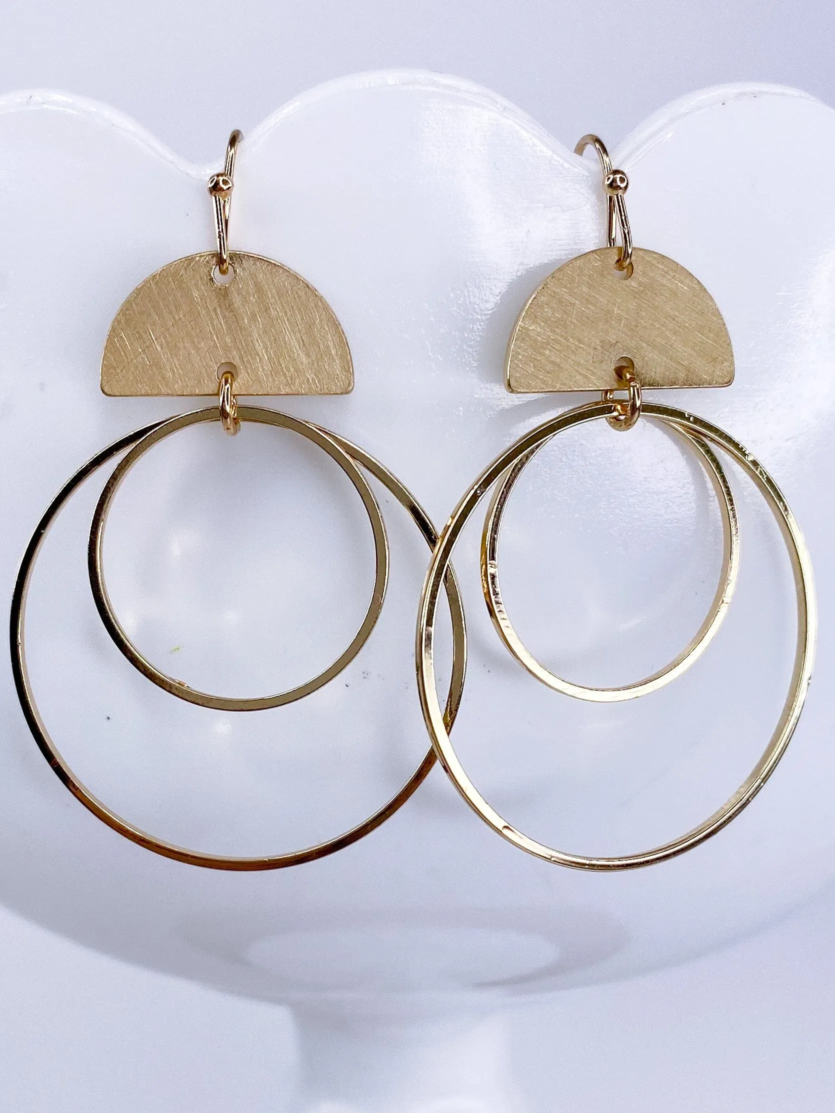 Macki Double Circle Earring