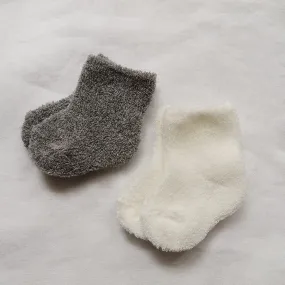 Makié Baby Pile Socks Cream