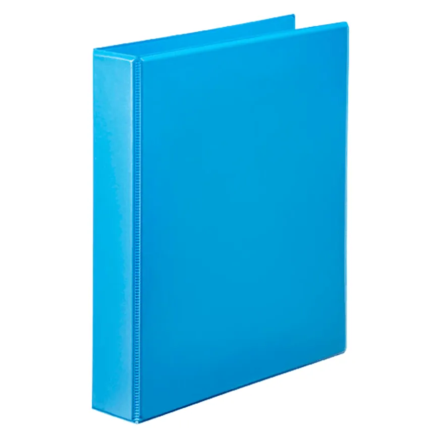 Marbig Clear View Insert Ring Binder Folder 2D 25mm A4 Marine Blue 20 Pack