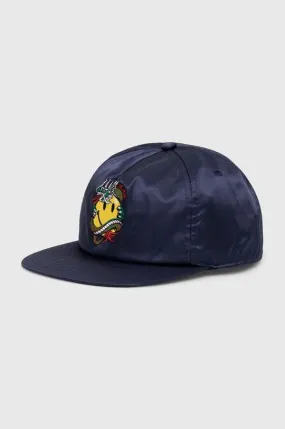 Market baseball cap Smiley Souvenir 5 Panel navy blue color 390000430