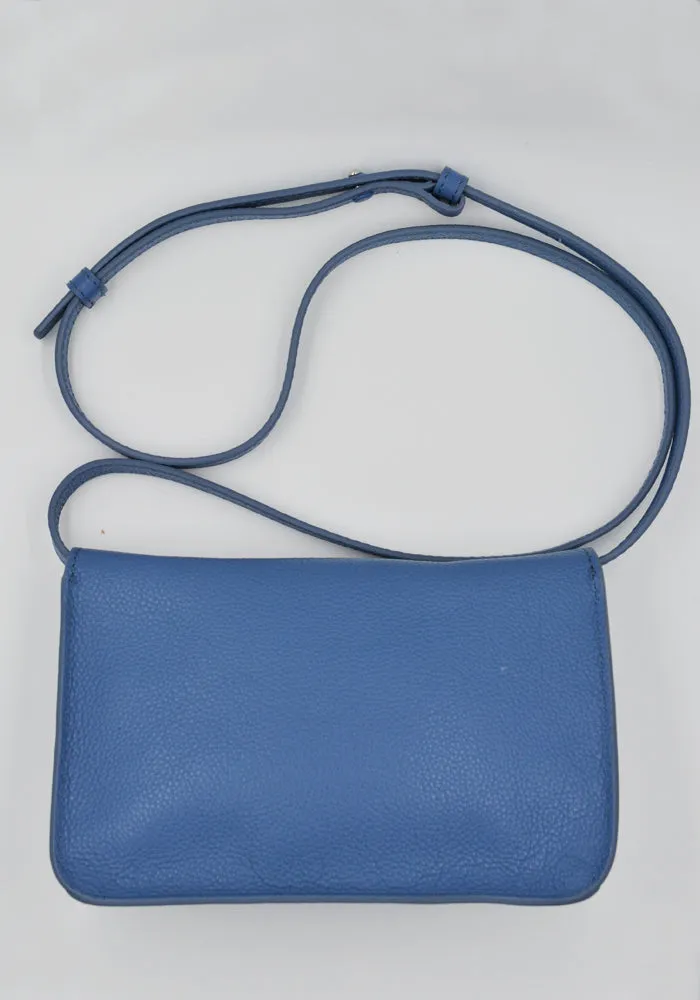 MARNI PHMI0023U0 SHOULDER POCHETTE MOSS BLUE