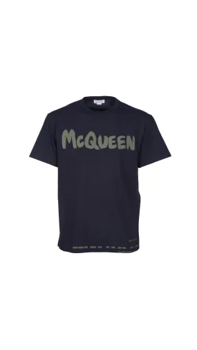 Mcqueen Graffiti T-shirt - Black