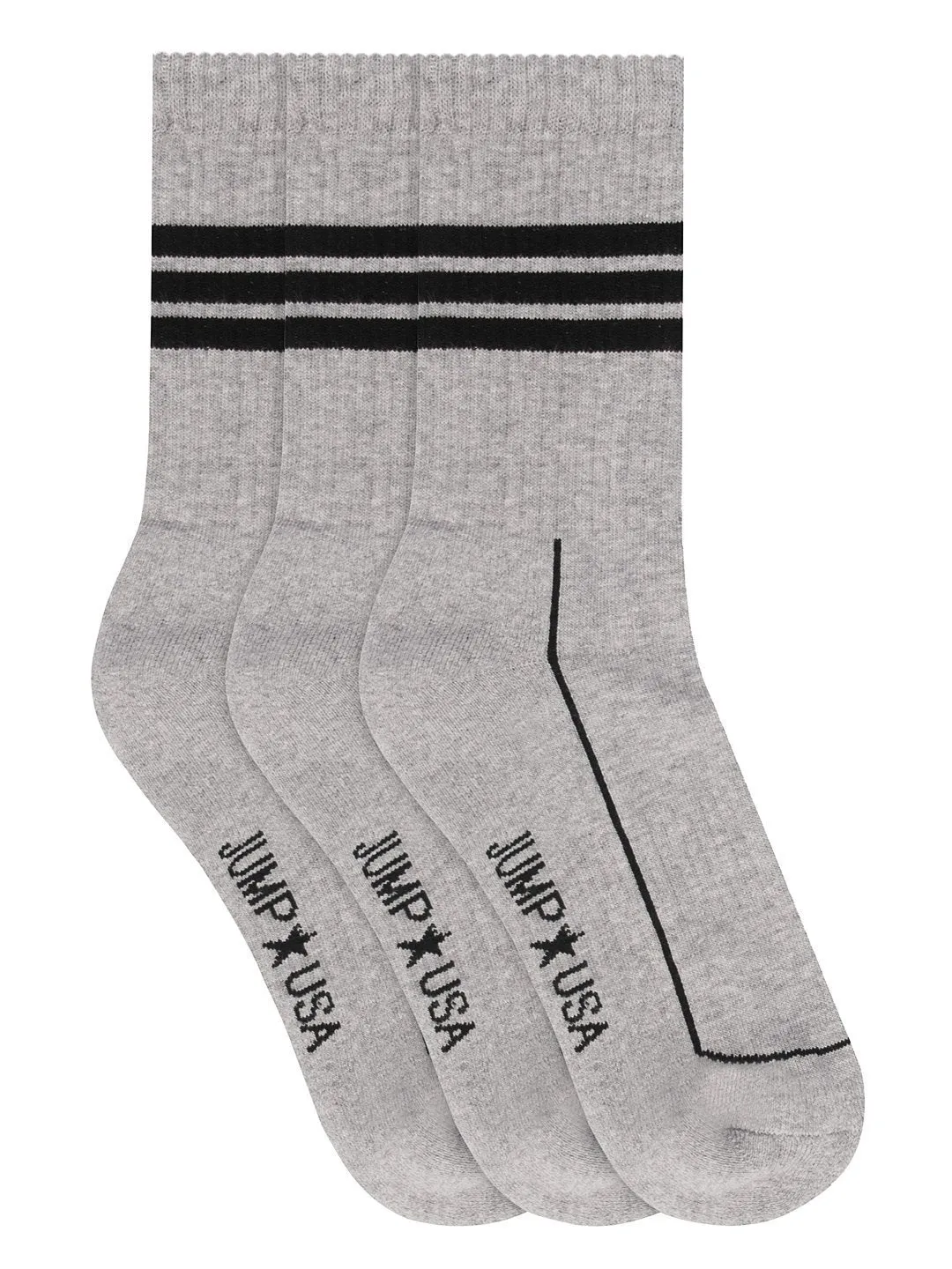 Men Pack of 3 High Ankle Length socks