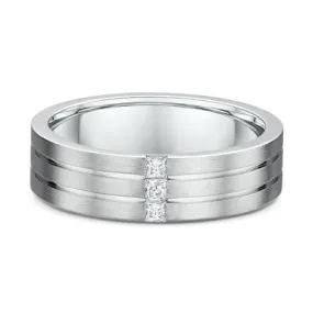 Men's 14k Princess-Cut Diamond Band