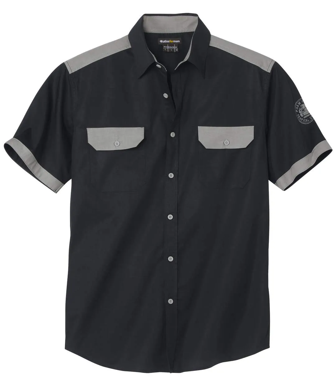 Men's Black Poplin Shirt 