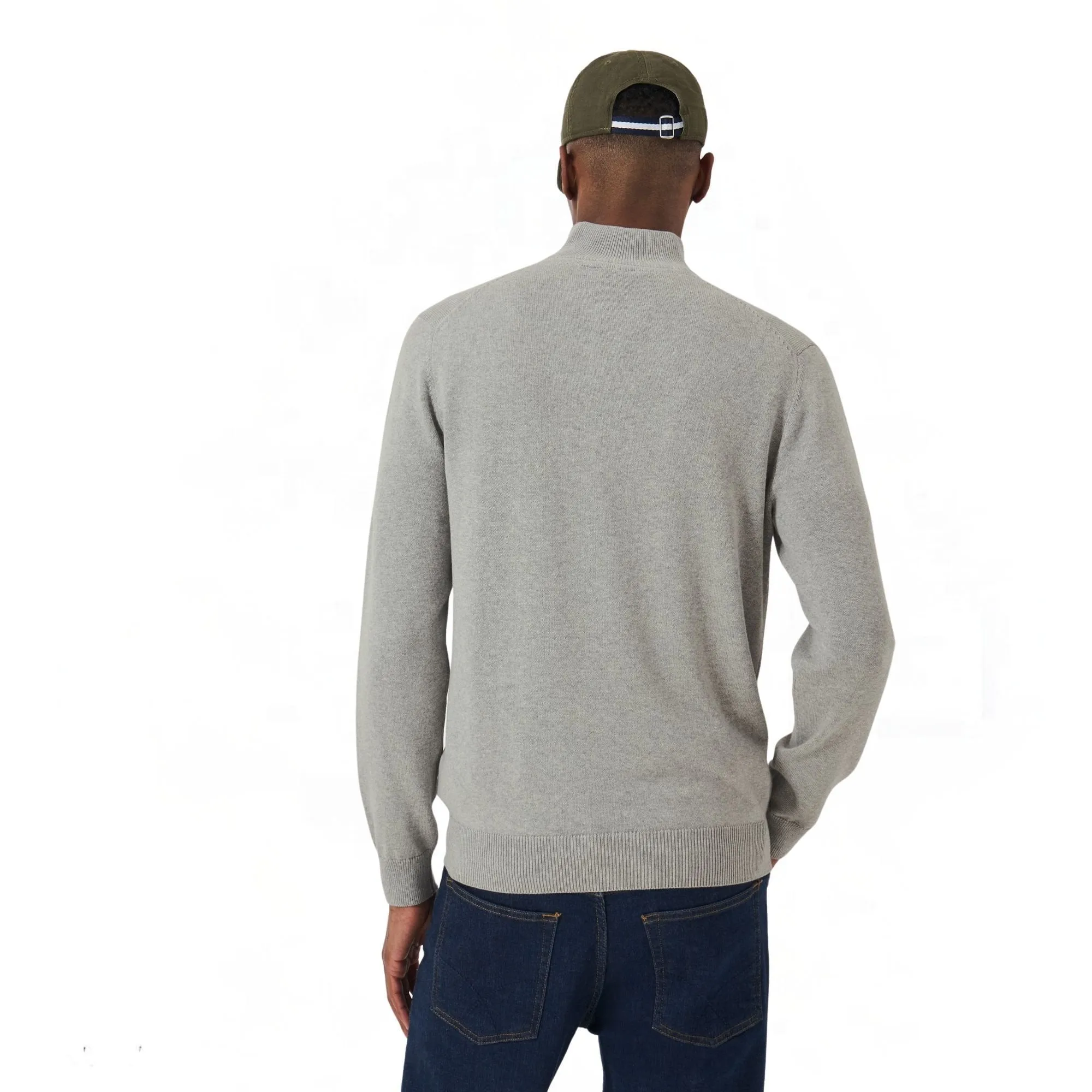 Mens Organic Cotton Half Zip Jumper