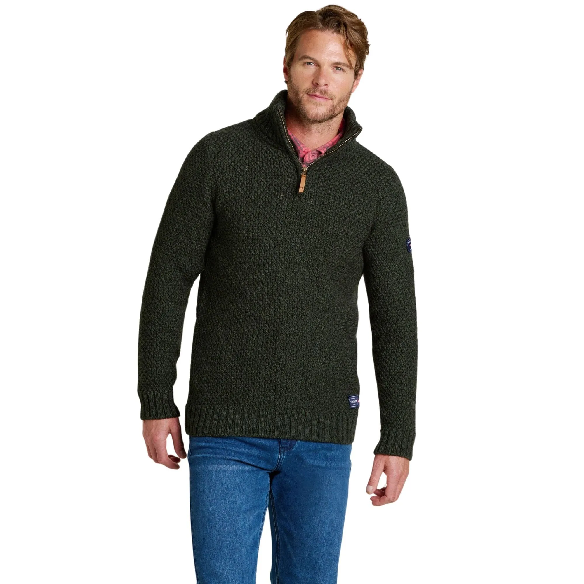 Mens Quarter Zip Jumper