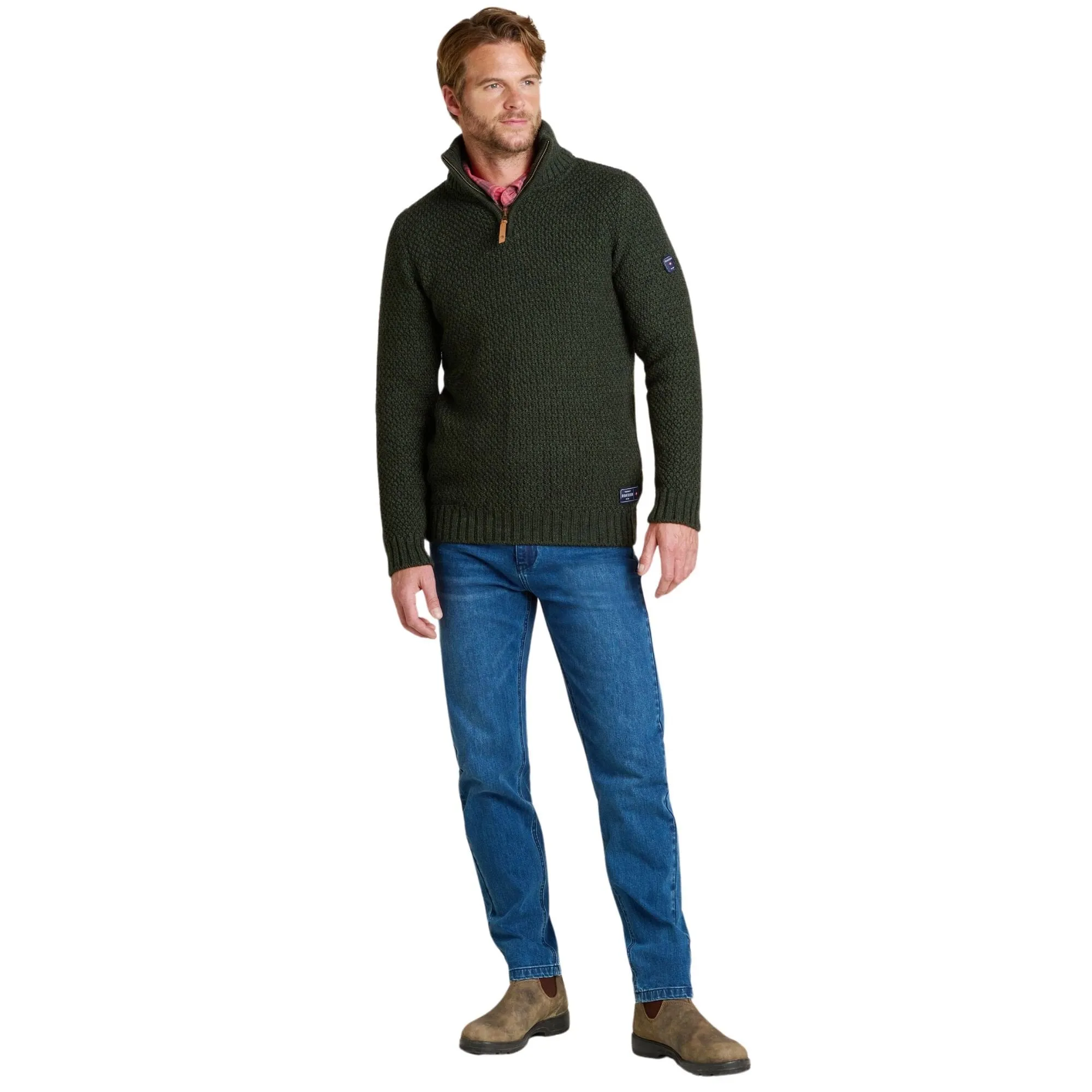 Mens Quarter Zip Jumper