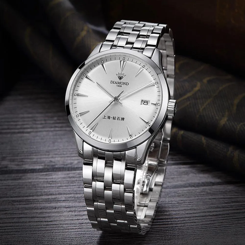 Men's Stainless Steel Luminous Automatic Mechanical Wristwatches