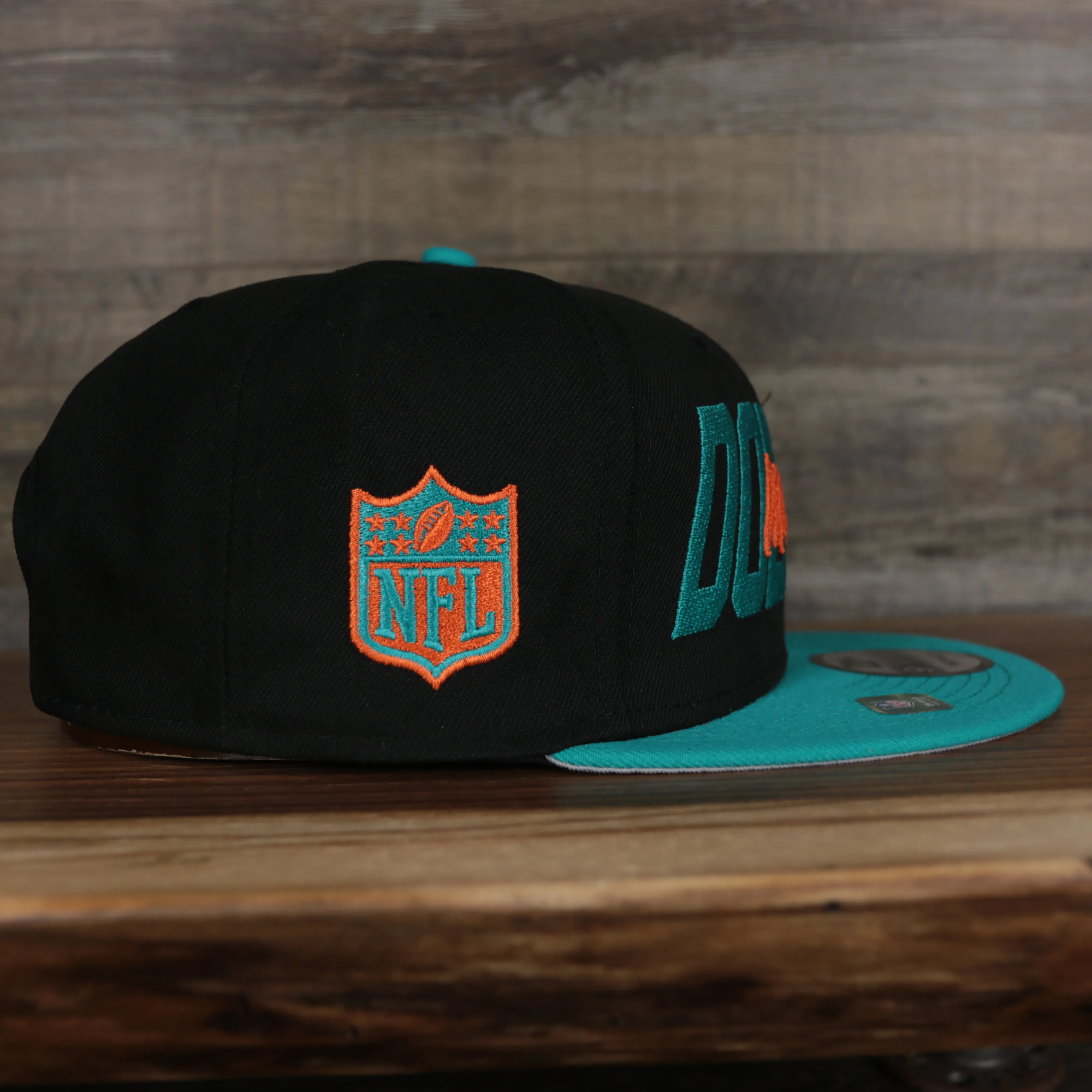 Miami Dolphins 2022 NFL Draft 9Fifty Grey Bottom On-Field Snapback | Black