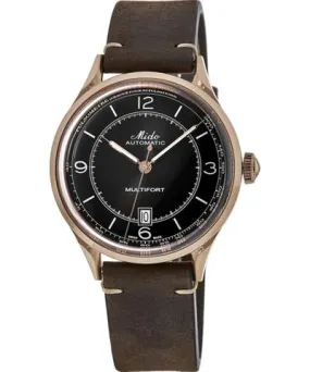 Mido Multifort Patrimony Brown Dial Leather Strap Men's Watch M040.407.36.060.00