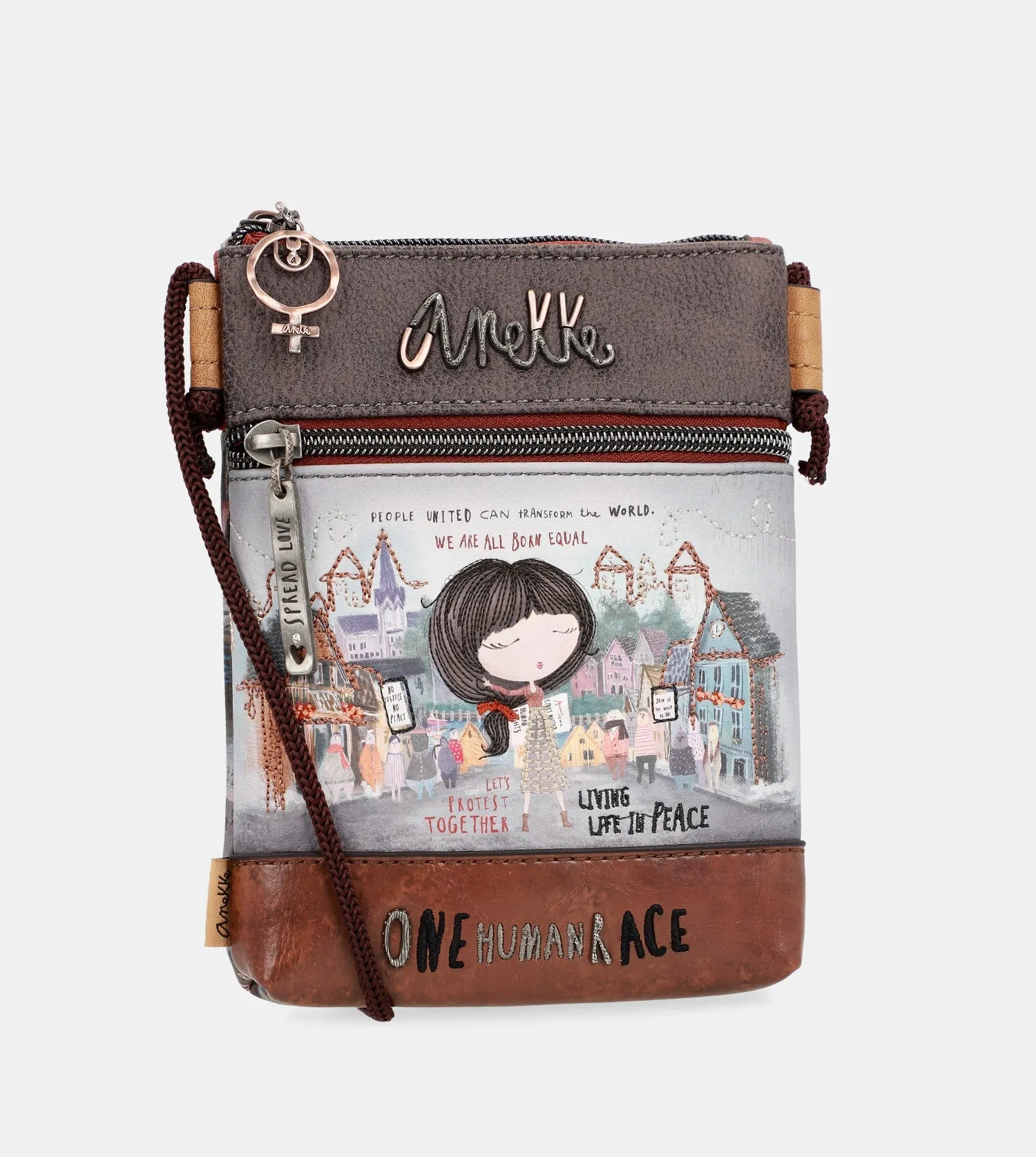 Mini shoulder bag with double compartment Voice