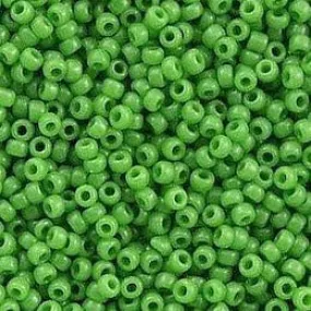 Miyuki Boncuk, MiyukiRoundBeads15/0-0411 Opaque Green