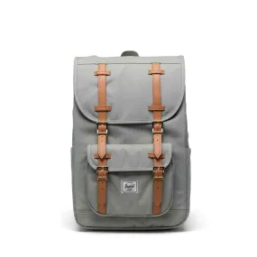 Mochila Herschel Little America Mid Seagrass/White Stitch