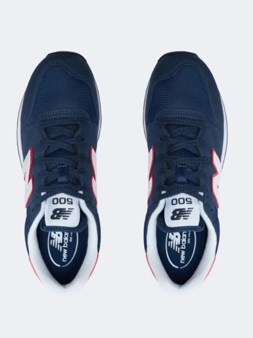 New Balance 500 Men Lifestyle Shoes Navy/ Red