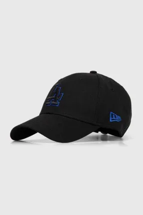 New Era cotton baseball cap black color LOS ANGELES DODGERS