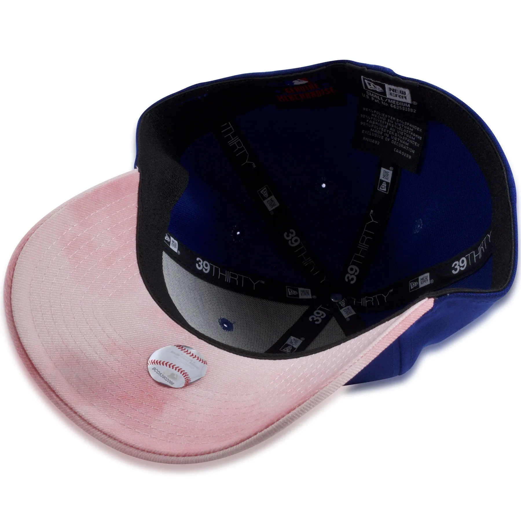 New York Mets 2019 Mother's Day Blue on Pink 39Thirty Flexfit Cap