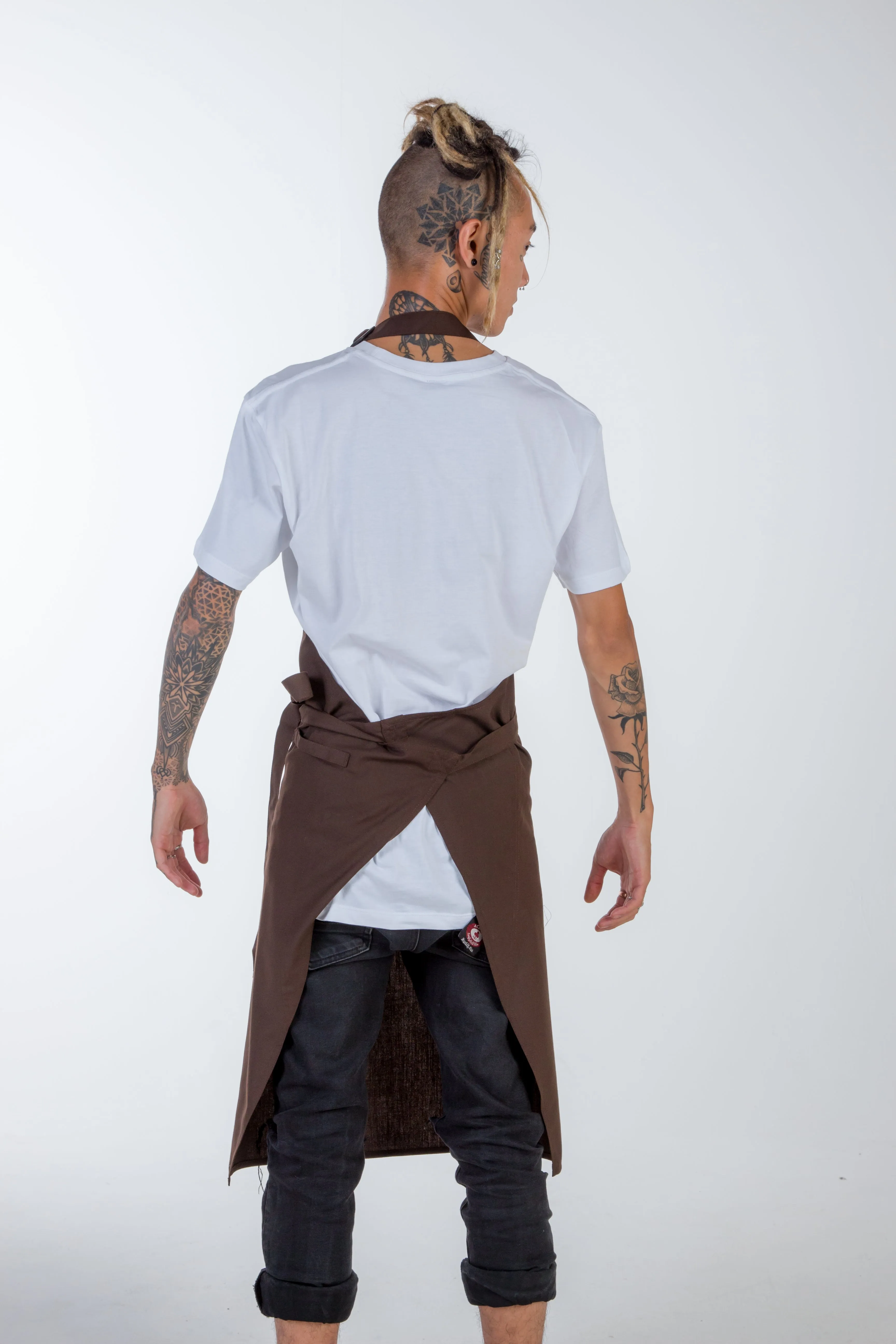 Niche Chocolate brown Chef Aprons No pockets one size