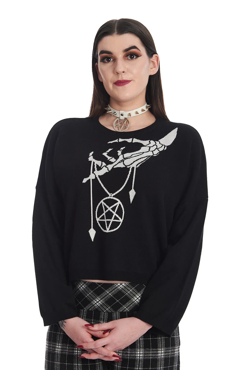 NIGHT WHISPER PENTAGRAM JUMPER