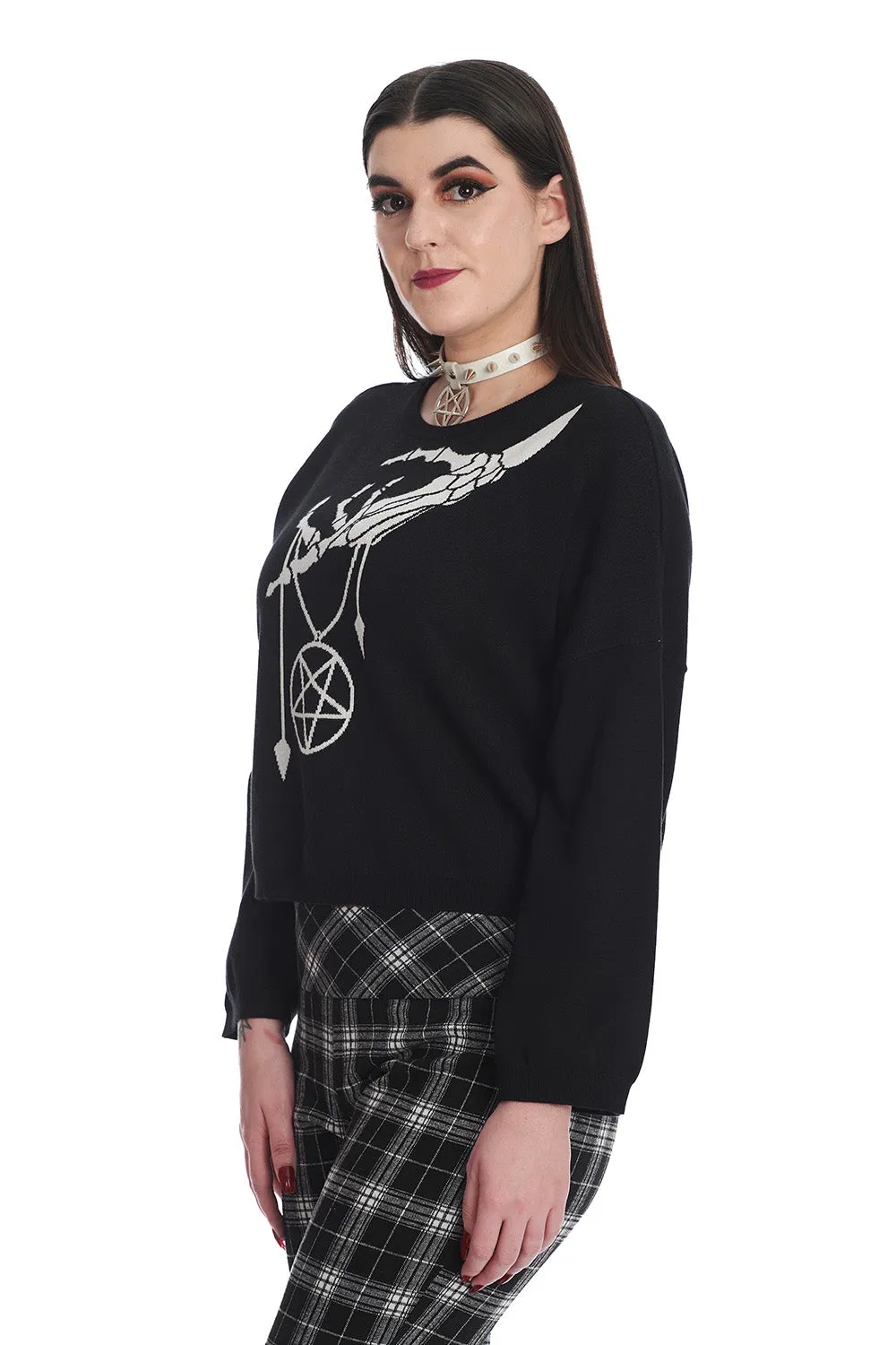 NIGHT WHISPER PENTAGRAM JUMPER