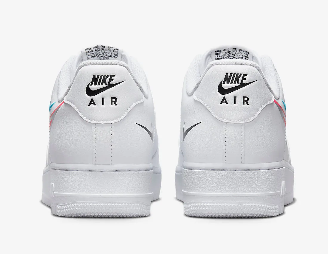 Nike Air Force 1 Low 07 Quadruple Swoosh White Midnight Navy FJ4226-100