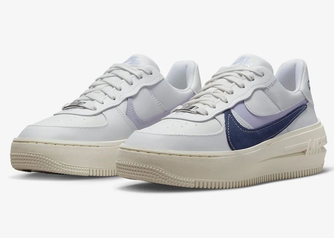 Nike Air Force 1 PLT.AF.ORM Summit White Oxygen Purple Sail Midnight Navy FD0382-121