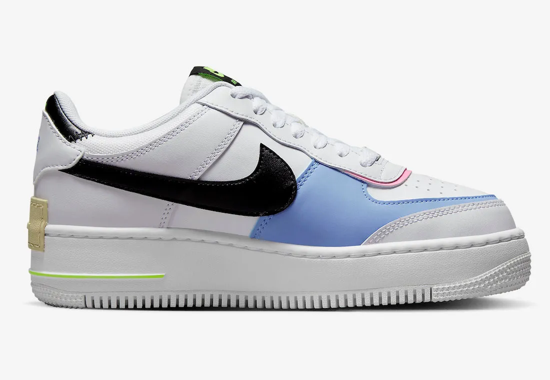 Nike Air Force 1 Shadow Pastel White Gold Blue Pink FJ0735-100