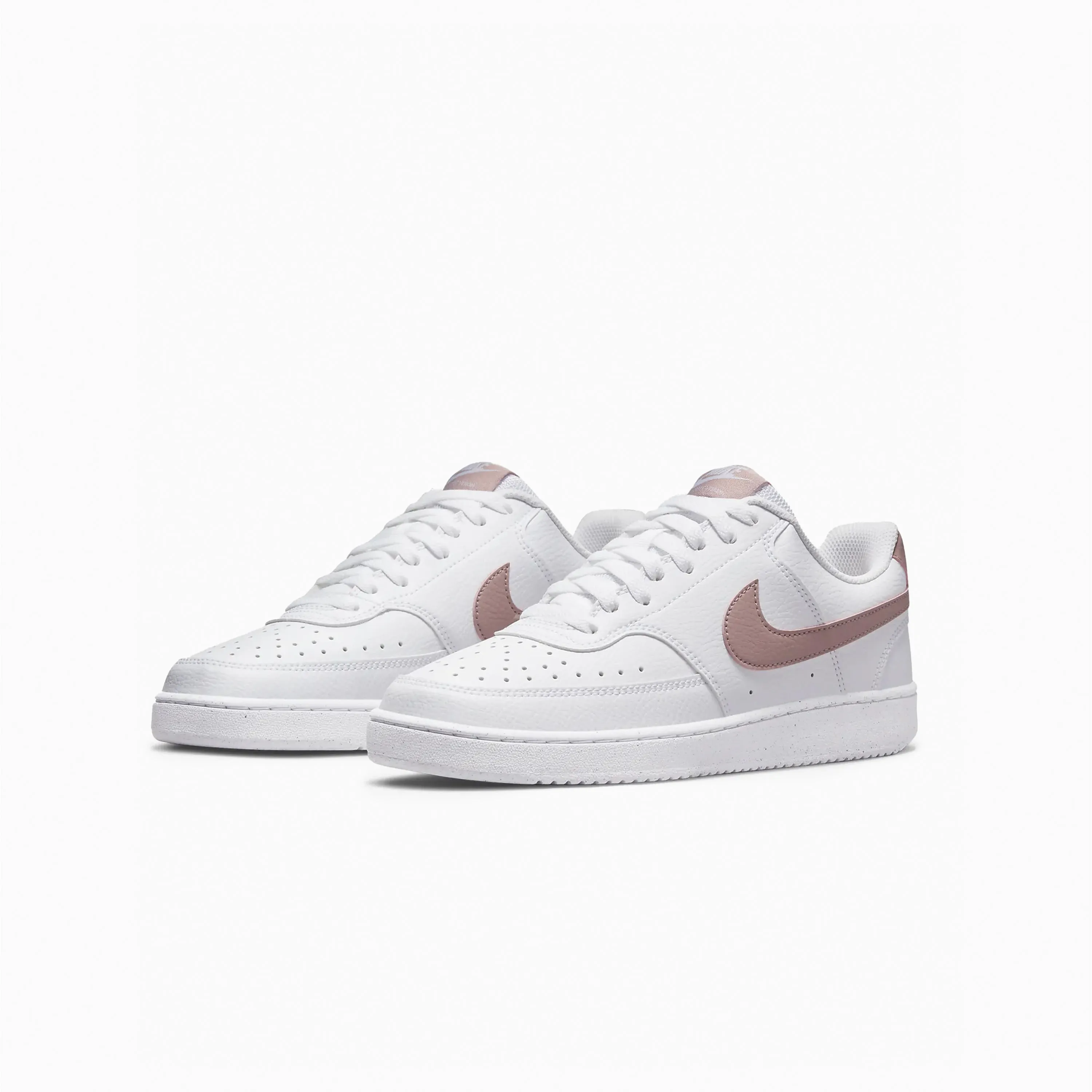 NIKE COURT VISION LOW NEXT NATURE WHITE & PINK OXFORD - DH3158