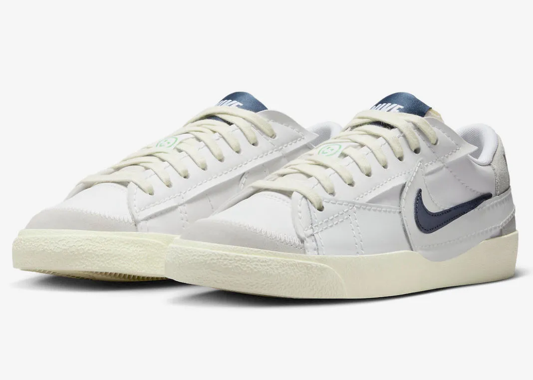 Nike SB Blazer Low 77 Jumbo SE Summit White Midnight Navy Phantom FD0378-121