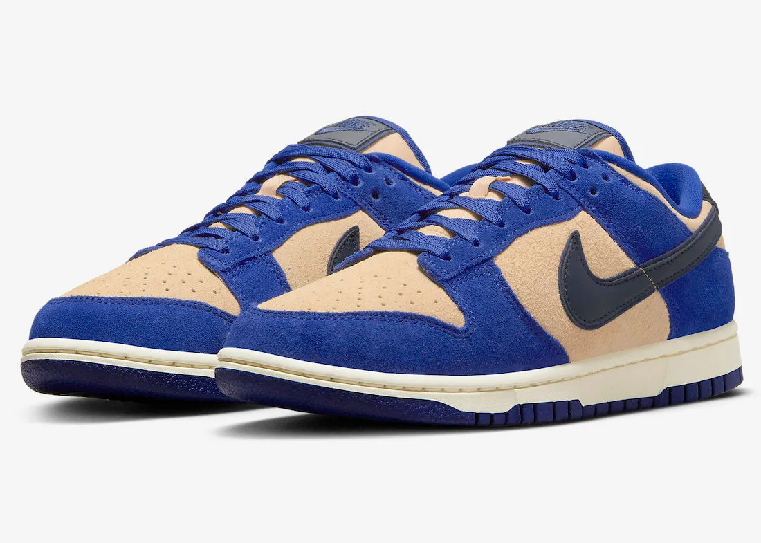 Nike SB Dunk Low LX Suede Deep Royal Blue Midnight Navy Dark Obsidian DV7411-400