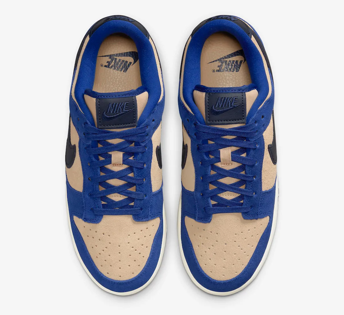 Nike SB Dunk Low LX Suede Deep Royal Blue Midnight Navy Dark Obsidian DV7411-400