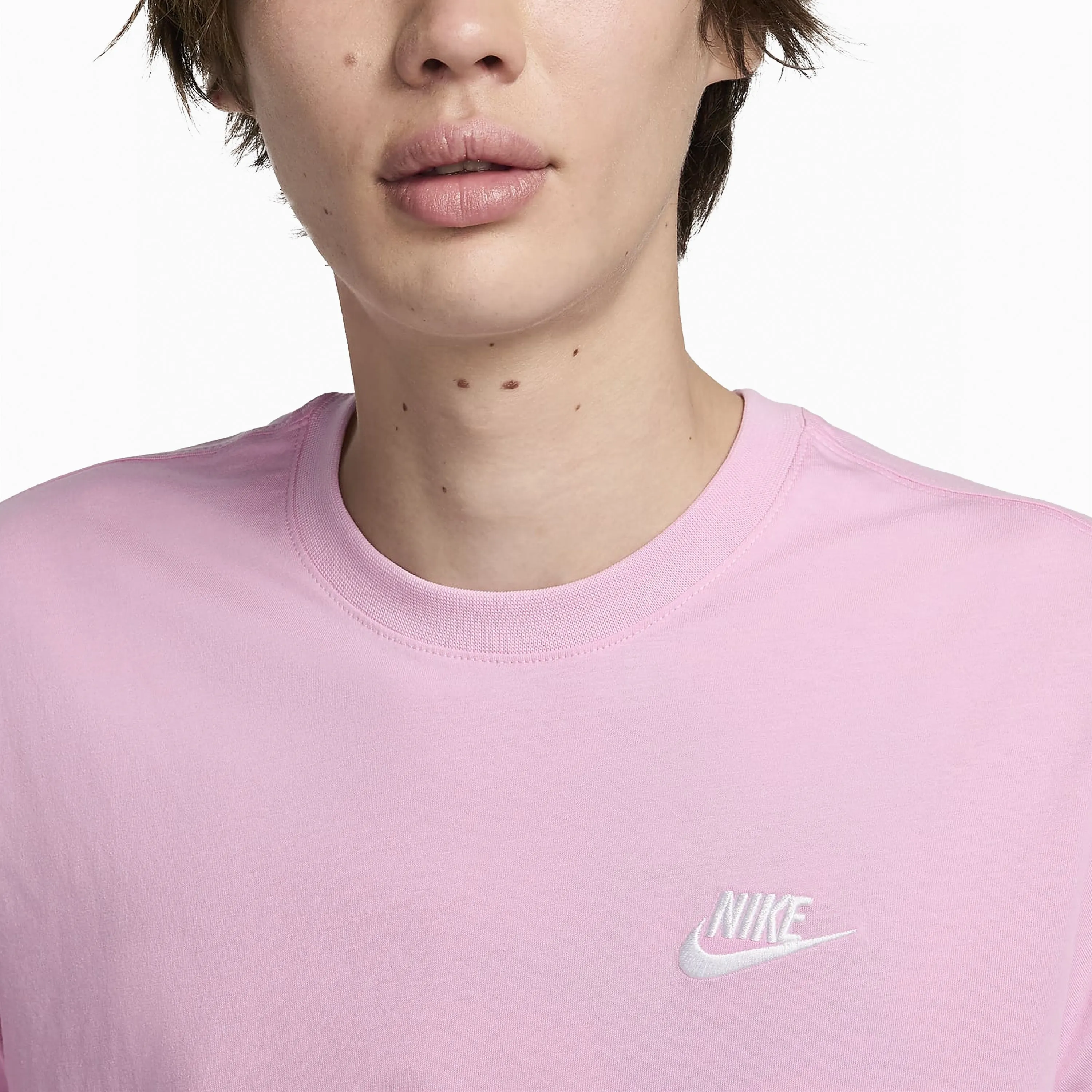 NIKE SPORTSWEAR CLUB T-SHIRT PINK RISE - AR4997