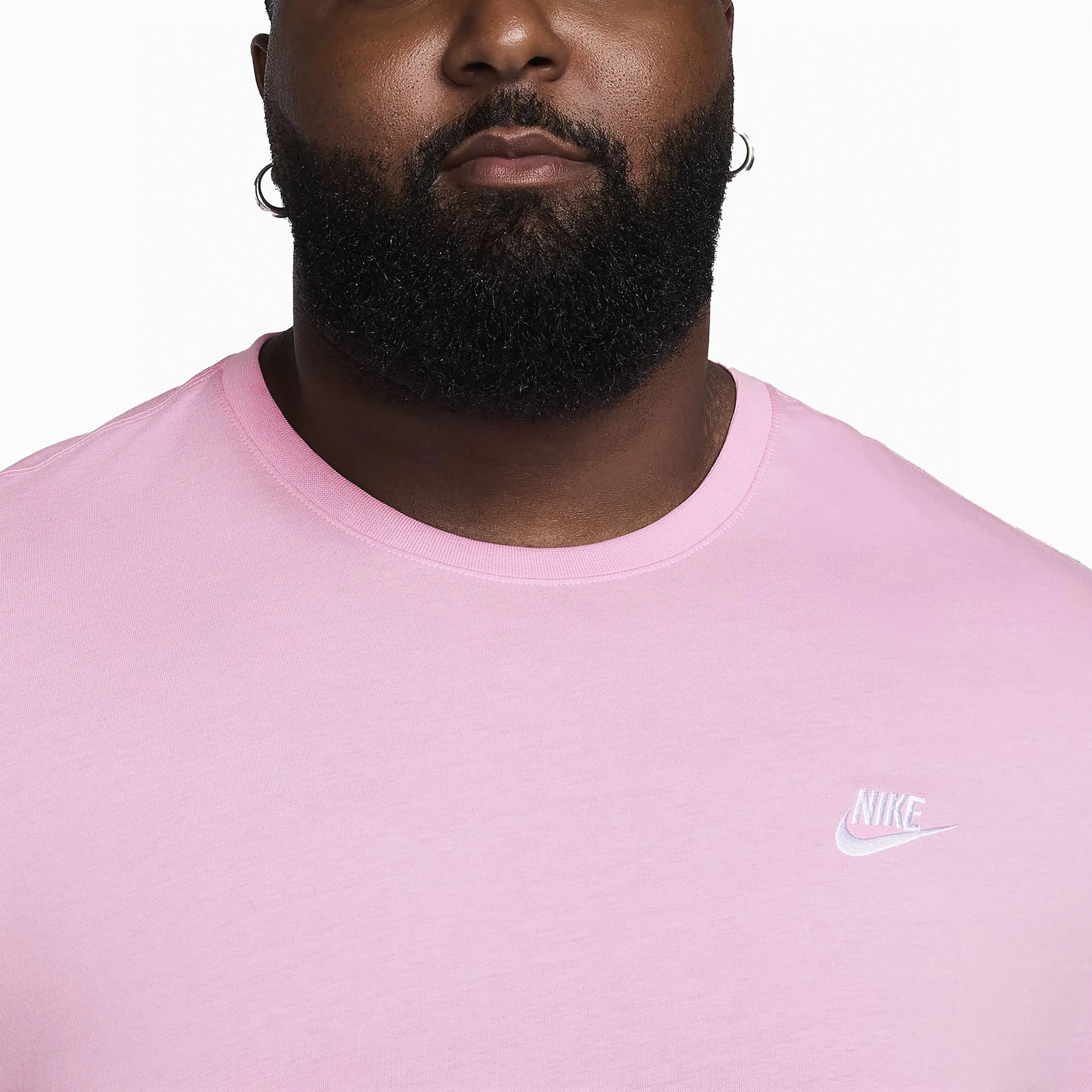 NIKE SPORTSWEAR CLUB T-SHIRT PINK RISE - AR4997