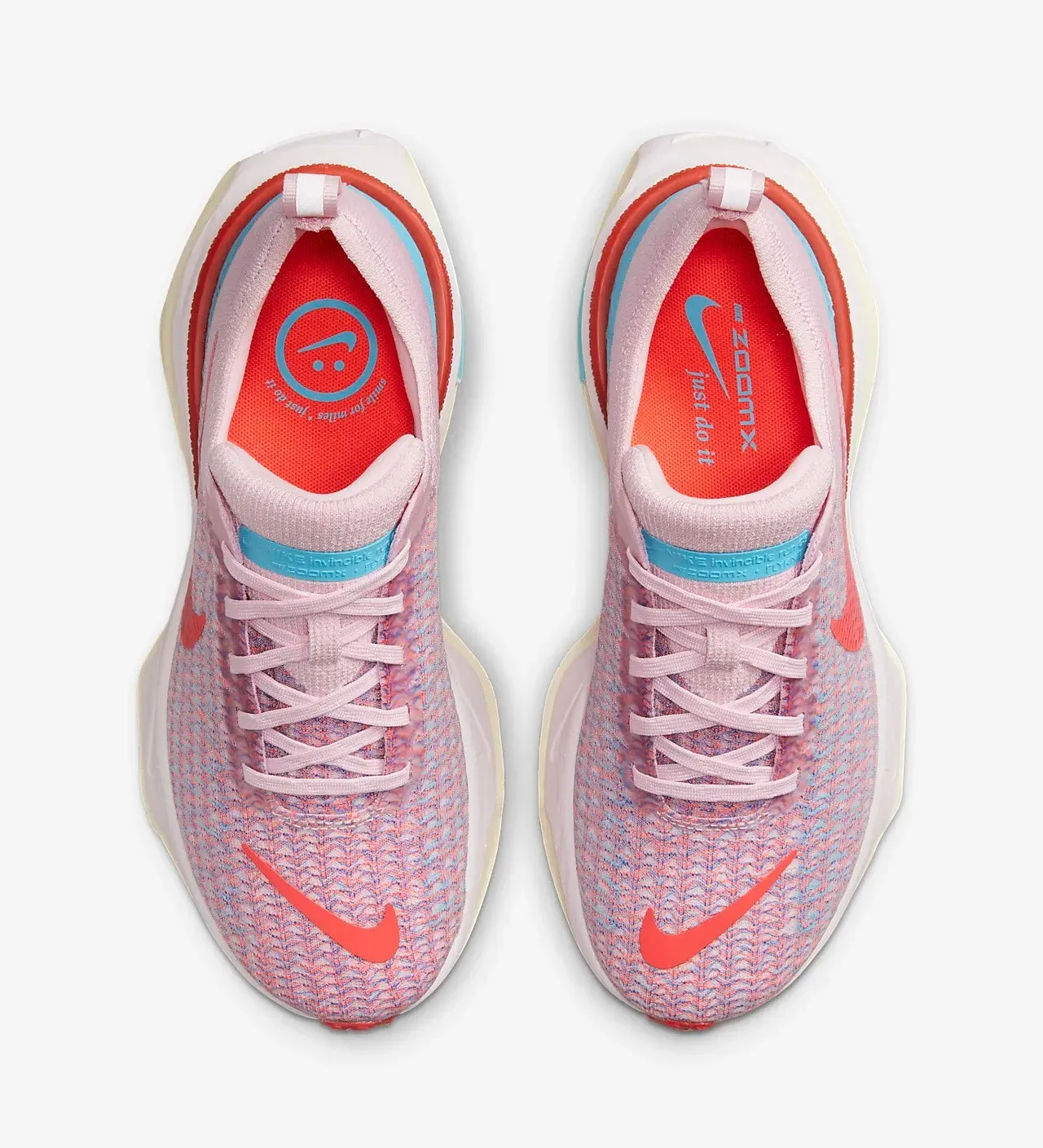 Nike ZoomX Invincible Run Flyknit 3 Pink Foam Racer Blue Bright Crimson DR2660-600