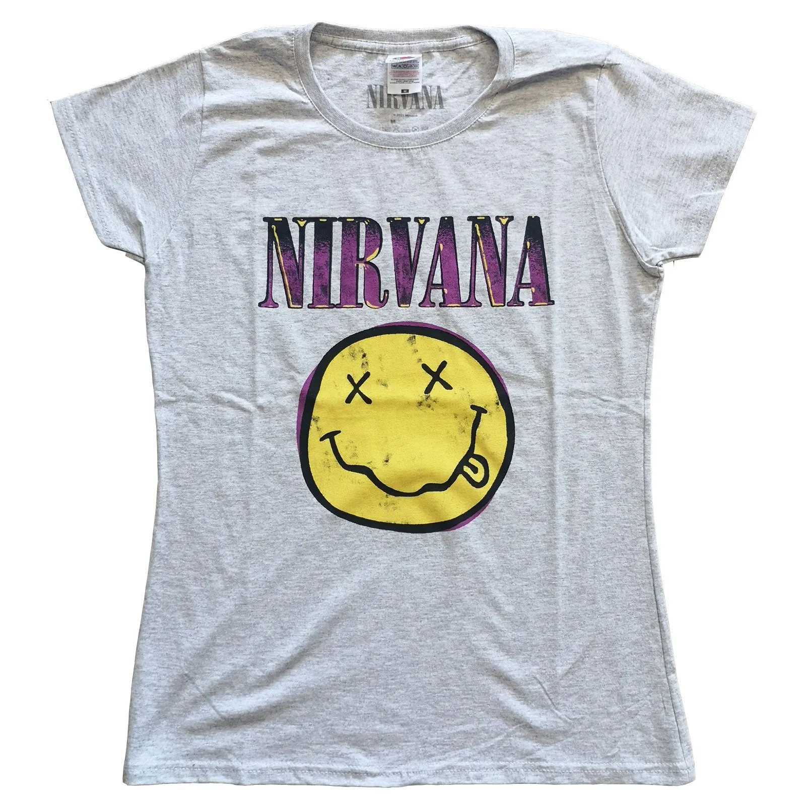 Nirvana Ladies Xerox Smiley Gry