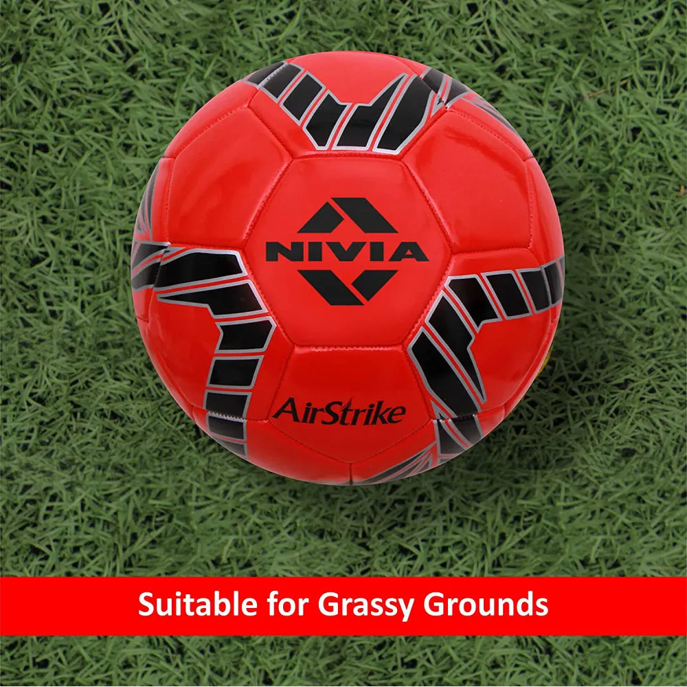 Nivia Airstrike Football (Red)