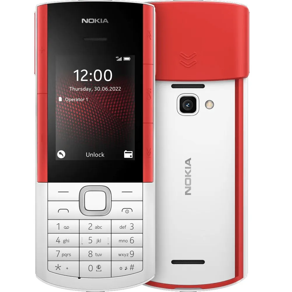 Nokia 5710 XA XpressAudio Mobile Phone 4G 128MB Keypad White Red