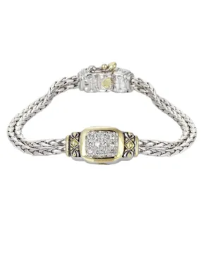 Nouveau Cubic Zirconia Double Strand 7 Bracelet John Medeiros