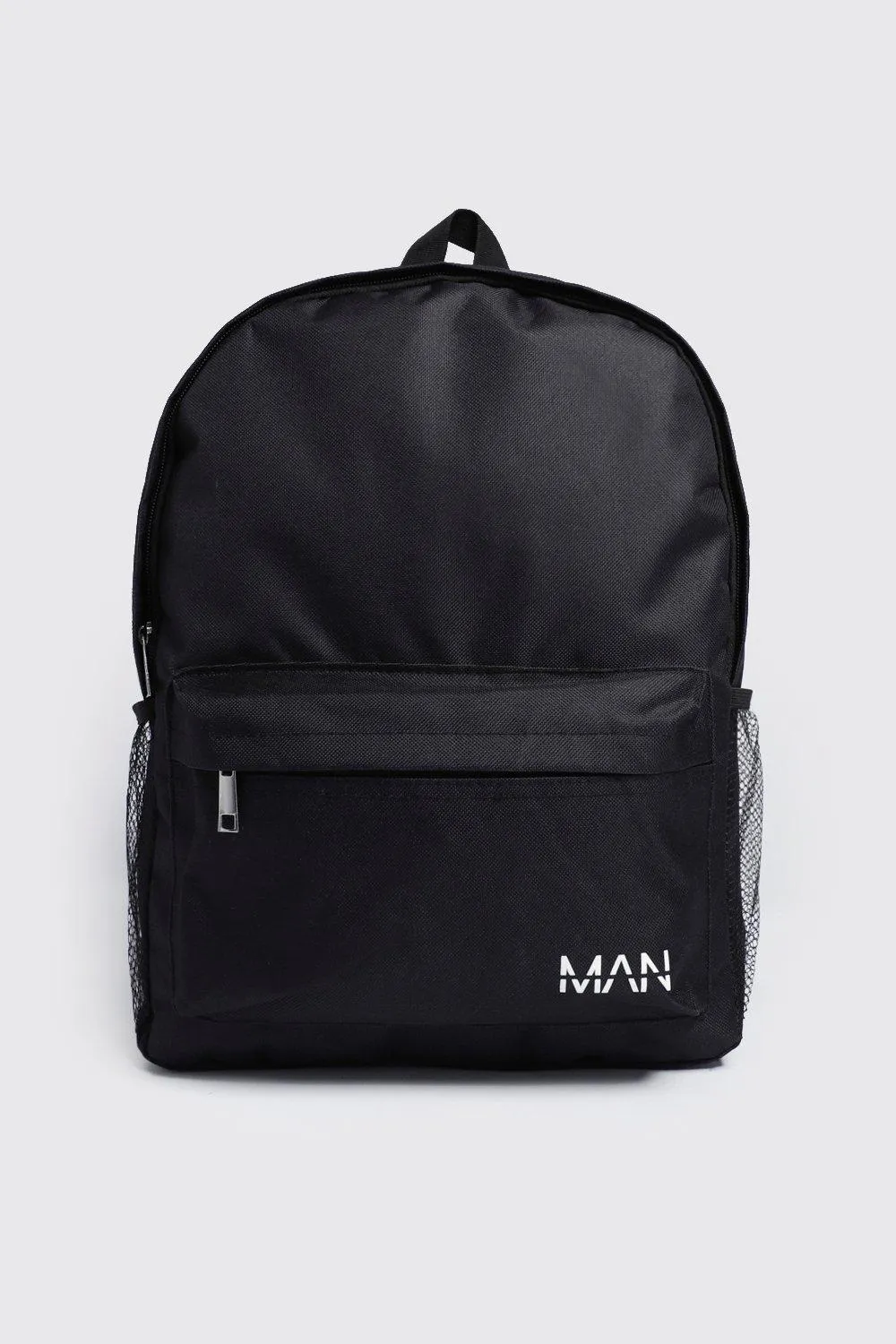 Nylon Backpack With MAN Print