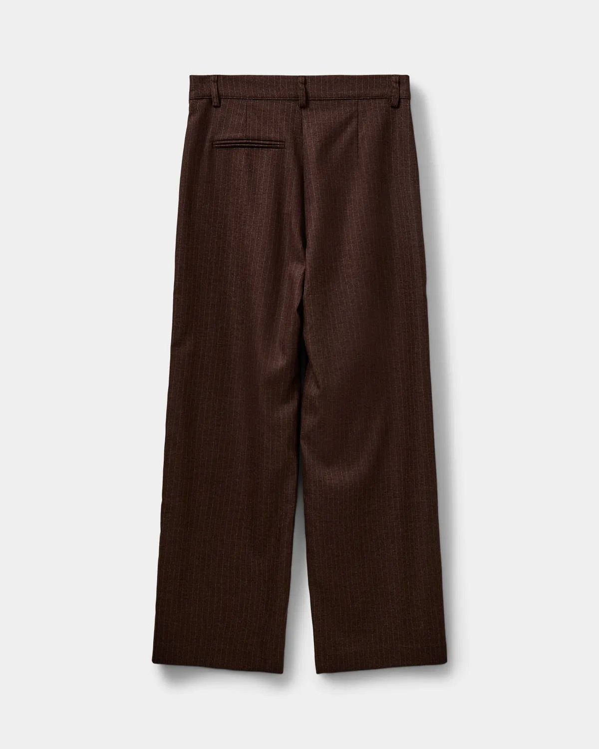 OLIVESW TROUSERS - Brown Striped