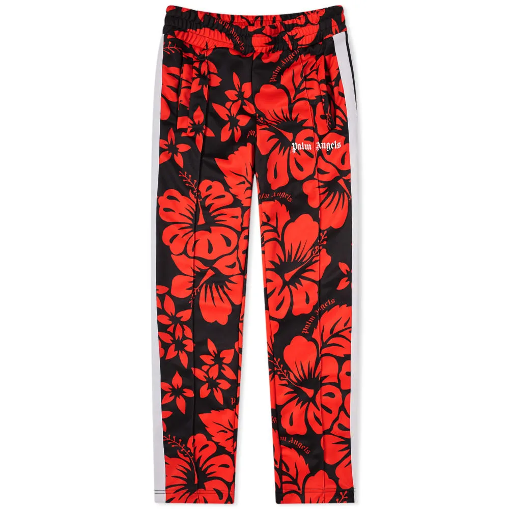 Palm Angels Hawaiian Track PantBlack & Red