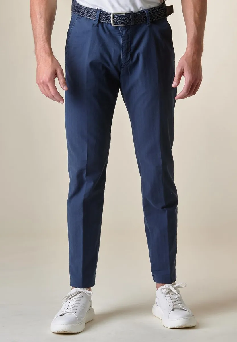 Pantalone blu chiaro cotone resca tc slim