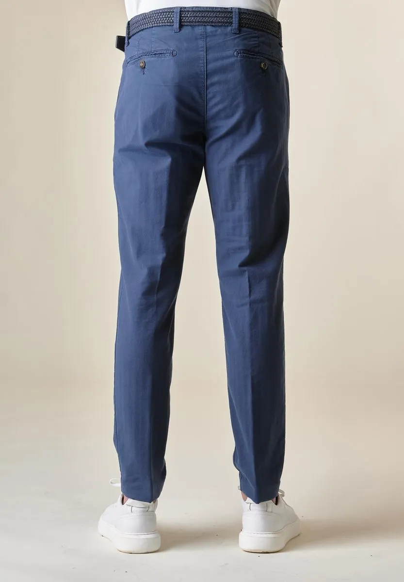 Pantalone blu chiaro cotone resca tc slim