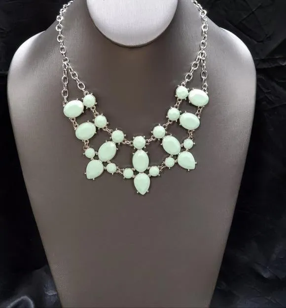 Paparazzi Goddess Glow Green Exclusive Necklace