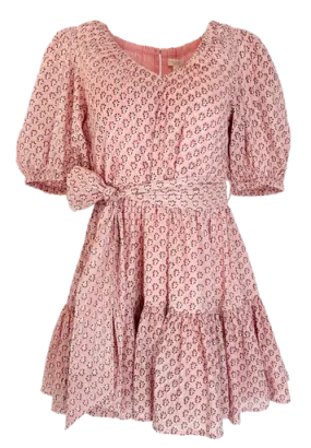 Pink Chicken Emily Dress, Pink Lisbon Ditsy