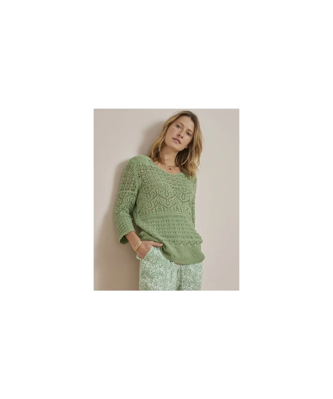 Pointelle Jumper