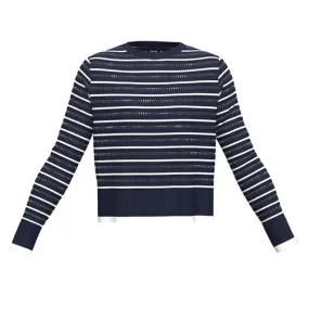 PULL SARAGO Donna Navy Bianco